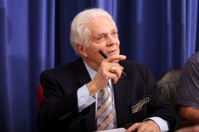 WOODSTOCK, GA - OCTOBER 30: Actor Bill Hayes attends the Days of our Lives book signing at Elm Street Cultural Village on October 30, 2015 in Woodstock, Georgia. Ben Rose/Getty Images for Corday Productions/AFP (Photo by Ben Rose / GETTY IMAGES NORTH AMERICA / Getty Images via AFP)