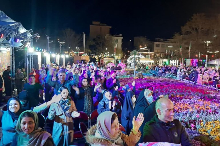 ***داخليه*** بعض المؤسسات الإيرانية تقيم برامج ترفيهية بمناسبة حلول شهر رمضان المبارك (الجزيرة)