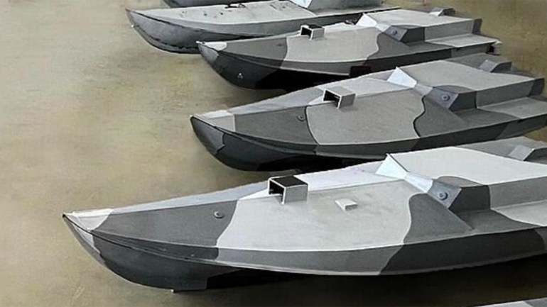 An image showing unmanned marine vehicles from Ukraine. Credit: Ssu.gov.ua / Wikimedia Commons