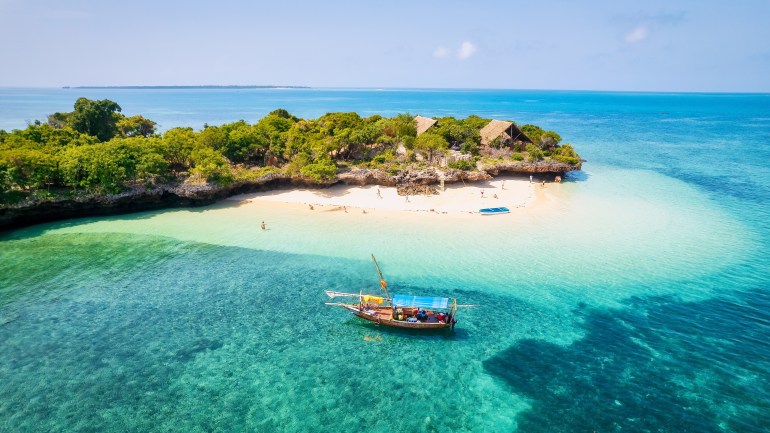 The warm weather and calm waters make Zanzibar beach summers a popular destination for water sports enthusiasts.