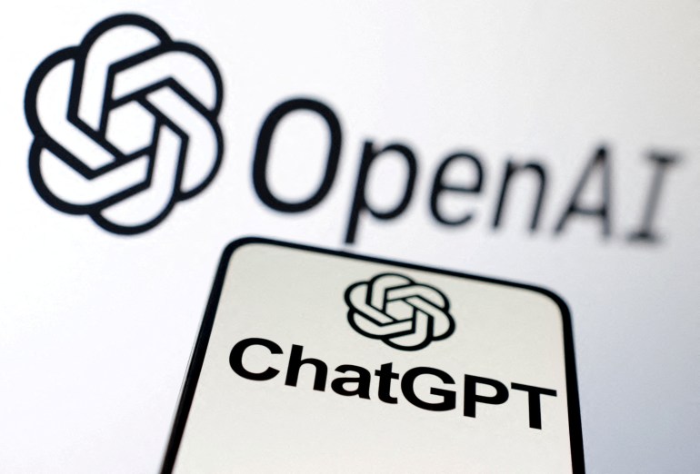 FILE PHOTO: OpenAI and ChatGPT logos are seen in this illustration taken, February 3, 2023. REUTERS/Dado Ruvic/Illustration/File Photo